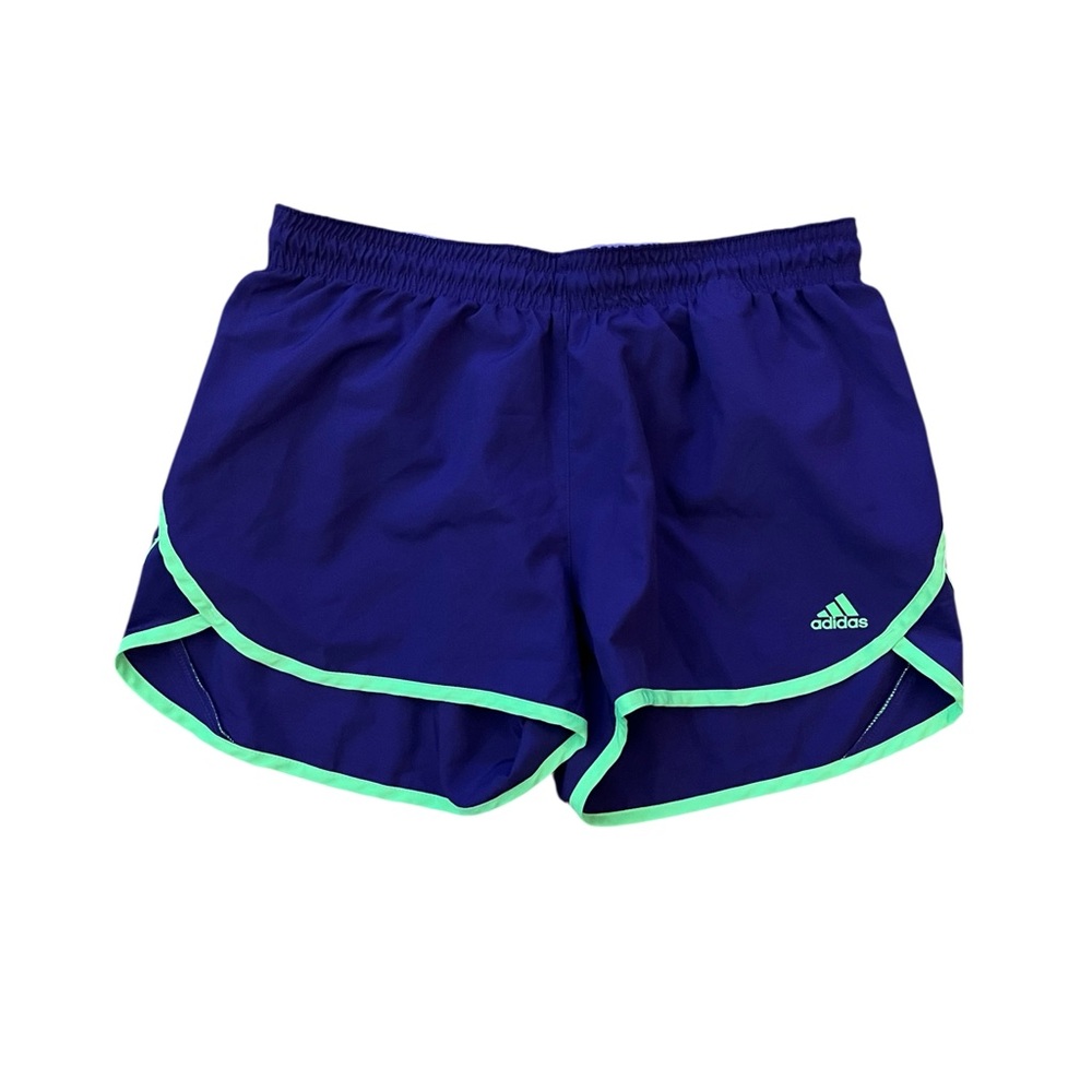 Adidas Running Shorts Contrast Trim Purple M